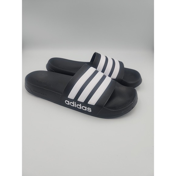 Adidas Adilette Aqua Women's Slides Sandal  Black, US 11 Swim Cloudfoam Quik dry - Picture 1 of 6